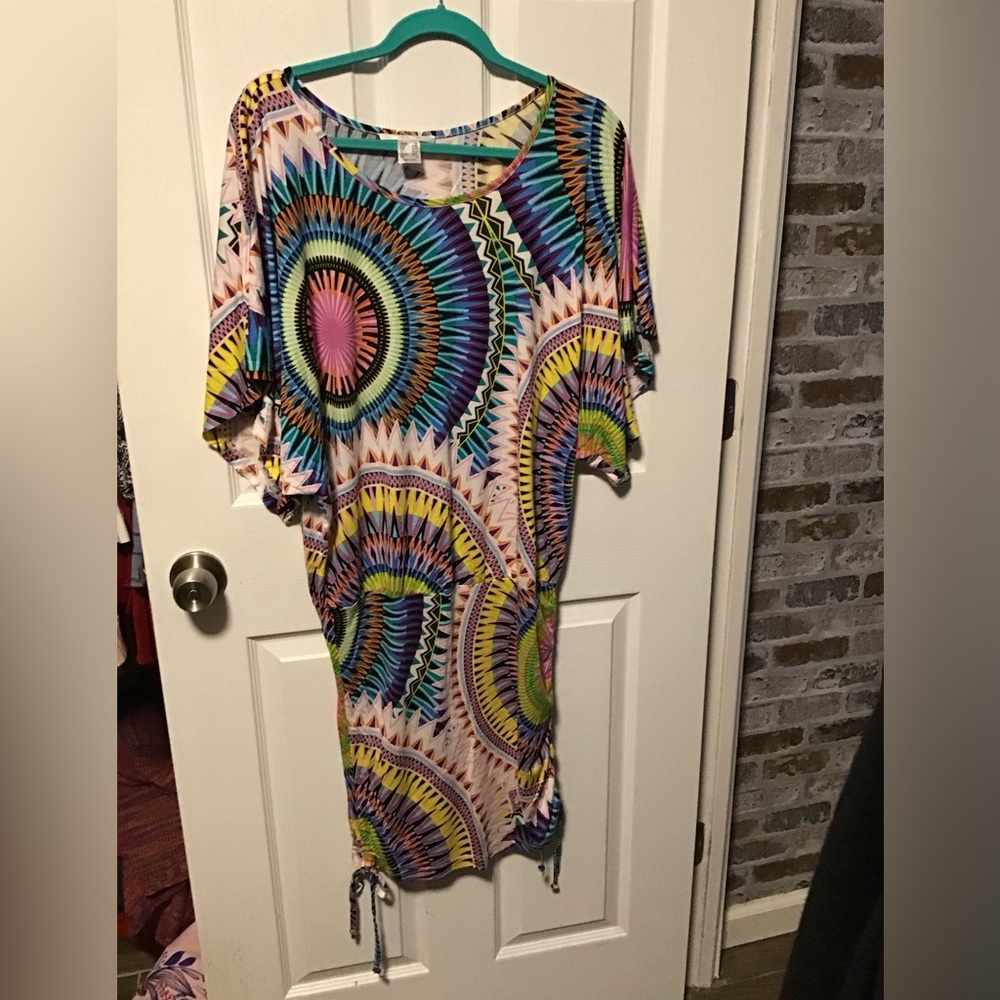 NWOT!  Colorful Geometric Mini Dress